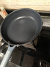 三禾0涂层微纳不粘煎锅平底含钛锅无涂层平底煎锅煎蛋锅26cm黛青蓝 实拍图