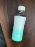 OUDON新款 万物有氧  冷泡杯 高颜值 小清新 泡茶用 保温杯 冷泡款-冰川蓝460ml 实拍图