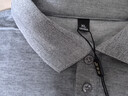 啄木鸟（TUCANO）长袖T恤男春秋季商务休闲翻领polo衫经典百搭上衣男装 浅灰XL 实拍图