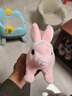 Honey Joy仿真毛绒儿童玩具兔兔会走会叫电动宠物粉兔子圣诞礼物 实拍图
