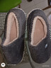 京东京造【厚底防滑】棉拖鞋男士冬季室内居家毛拖保暖全包碳灰色42-43 实拍图