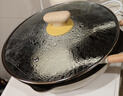 炊大皇钛盾炒锅 麦饭石色不粘锅多功能少油烟炒菜锅平底锅28cm 实拍图