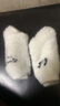 【冬季必备】水貂绒袜子加厚保暖可爱女生白色卡通表情毛茸茸袜子 出厂价-随机【1双装】 35-42码 实拍图