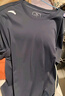 安踏（ANTA）速干衣短袖t恤男士运动服宽松上衣冰感户外透气跑步训练服健身男 【店长主推-透气速干】深井灰-7 L 实拍图