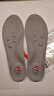 足力健足弓支撑软弹运动减震鞋垫男4d久站不累踩屎感软女 灰色1双43-44 实拍图
