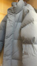 MUJI男式轻量羽绒便携式夹克男士羽绒服25年冬季男款男装外套AD0XMA5A 烟熏蓝色 S （165/84A） 实拍图