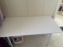 全品屋 可折叠桌电脑桌台式学生长条桌卧室简易书桌写字学习桌桌子办公 长120CM*宽60CM*74CM 实拍图