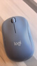 罗技（Logitech）M221 轻音鼠标 无线鼠标 办公鼠标 对称鼠标 带无线微型接收器 雾霭蓝 实拍图