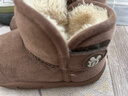 巴布豆童鞋冬季保暖儿童雪地鞋加绒加厚男童学步鞋116345039咖啡棕29 实拍图