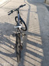 EG7山地自行车成人学生变速越野单车双减震赛车26寸青少年男女 辐条【加厚防滑轮-更安全】黑白 26寸21速【适合：160-180CM】 实拍图