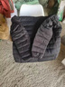 优衣库男装女装高级轻型羽绒茄克便携立领外套排骨夹克478273 478273/09黑色 L 实拍图