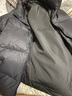 网易严选25新品90鸭绒超蓬羽绒服休闲面包服石墨烯保暖轻量抗菌防泼水 A款25秋冬立领-静谧黑 L 实拍图