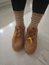 耐克NIKE女空军一号AF1 新年礼物 运动鞋FZ7372-200小麦色37.5 实拍图