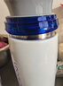 乐扣乐扣（LOCK&LOCK）不锈钢情侣学生保温杯菲特旋转盖轻量杯450ml白蓝 LHC4131WB 实拍图