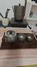 TILIVING(钛立维)纯钛旅行茶具套装便携式功夫茶杯快客杯四件套泡茶壶具 一壶二杯 实拍图