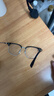 蔡司（ZEISS）镜片近视眼镜框男半框防蓝光辐射可配带散光度数眼睛女钛合金镜架 升级钛材 黑银 眼镜框( 八大仓库直发） 实拍图