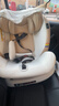 初婴贝儿童安全座椅汽车用0-4-12岁婴儿宝宝车载可坐可躺i-Size通风加热 悦享版金+通风加热+支撑腿+遮阳棚+175°躺 实拍图
