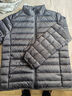 京东京造【air+零压羽绒】轻薄羽绒服男外套冬立领90鸭绒 曜石黑XL 实拍图