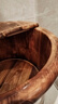川柏香实木泡脚桶木桶洗脚盆木桶家用足浴桶泡脚木质香柏木碳化木制脚盆 30cm 【高温碳化带盖按摩】+艾草60包 实拍图