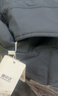 雪中飞秋冬新款时尚休闲舒适廓形男士“H”版型印花立领连帽羽绒服男 钢铁灰|8224 2XL /185/104A 实拍图