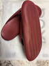 朴西人字拖女夹脚外穿凉拖鞋防水速干洗澡防滑耐磨休闲沙滩鞋情侣拖鞋 安哥拉红 【贴合足弓不磨脚】 38-39 实拍图