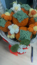 甜蜜点针织花束生日礼物手工编织情人节新年年会三八妇女神节柿柿如意 实拍图