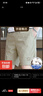 【纯棉宽松】男士高端短裤夏季男新款工装休闲裤男外穿五分裤 卡其色 3XL 【150-170斤左右】 实拍图