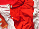 浪莎大红色本命年女士内衣套装保暖衣服纯棉秋衣秋裤内裤2026马年礼物 纯棉4件套(1秋衣1长裤1内裤1袜)+送手提袋 M (160) 【女款】 实拍图