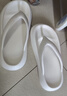俞兆林（YUZHAOLIN）人字拖女外穿厚底踩屎感夹脚拖外穿沙滩鞋 YQ690 白色 38/39 实拍图