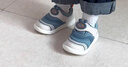 巴布豆童鞋宝宝学步鞋秋男宝毛毛虫防滑儿童机能鞋软底男女童鞋靛蓝22码 实拍图