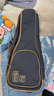 Jinchuan加厚尤克里里包尤克里里琴包ukulele小吉他包乌克丽丽琴包背包套 黑色喵喵款 21寸 实拍图