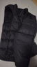 京东京造【零压系列】轻薄羽绒服男外套冬季 防钻绒马甲背心男 曜石黑 L 实拍图