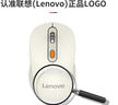 联想（Lenovo） 无线蓝牙双模充电鼠标 蓝牙5.0/3.0 便携办公鼠标人体工学设计 Howard樱花白充电版 实拍图