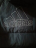 adidas通勤羽绒服 休闲长款鸭绒男女秋冬阿迪达斯官方轻运动   黑色   L 实拍图