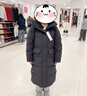 优衣库女装高级保暖羽绒长大衣/老爸评测外套夹克25秋冬481014 01 乳白色 S /155/80A 实拍图