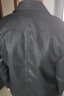 罗蒙（ROMON）皮衣男士夹克男秋冬季休闲外套男百搭潮流上衣男装 黑色加绒 2XL 实拍图