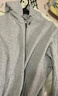 优衣库男装女装连帽拉链运动开衫长袖外套休闲卫衣479800 475380 479800/05天灰色 XL 实拍图