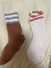 都市丽人加厚袜子女秋冬加绒长筒袜保暖中筒月子袜女士家居地板袜 4双装 实拍图