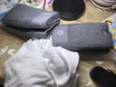 京东京造 180g加厚臻柔毛巾 五星级酒店A类纯棉加大成人男女毛巾 2条 雅灰 实拍图
