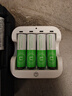 京东京造1.5v可充电锂电池 5号4粒（带收纳盒） 适用游戏手柄/键鼠/话筒/吸奶器/血压计等 AA五号 实拍图