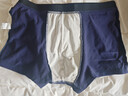 浪莎男士内裤男纯棉10A抗菌平角裤透气中腰男式四角裤男生裤头4条装 实拍图