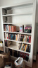 豫正豫正家用学生现代简约书籍馆多层落地置物架钢制简易图书馆书架 珍珠白单面六层2米高1.2m长主架 实拍图