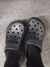 京东京造【抗菌洞洞鞋】凉鞋情侣旅行沙滩两穿eva凉拖鞋男士夜色黑40-41 实拍图