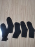 雅鹿袜子春秋季中筒袜透气吸汗运动商务休闲男袜10A抗菌防臭男士袜子 10A级抗菌黑中筒- 5双 实拍图