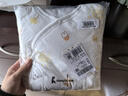 童泰新生婴儿衣服连体衣秋冬加厚夹棉初生宝宝蝴蝶衣爬服 黄色 52cm 实拍图