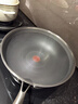 苏泊尔（SUPOR）炒锅 99.9%抗菌不锈钢炒菜锅32cm蜂窝平底煎炒锅电磁炉燃气灶通用 实拍图