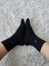 皮尔卡丹袜子男士秋冬季100%纯棉抗菌防臭厚款休闲运动耐磨全棉商务中筒袜 实拍图