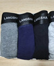 浪莎男士内裤男纯棉10A抗菌平角裤透气中腰男式四角裤男生裤头4条装 实拍图
