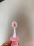 新安代儿童牙刷1-3-6岁婴儿宝宝牙刷软毛牙刷刷牙杯漱口杯套装 【安全升级 防卡喉】沃格粉 实拍图