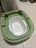 可优比（KUB）儿童马桶坐便器男女宝宝便尿盆脚踩凳婴儿马桶垫厕所pu垫-橄榄绿 实拍图